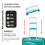 (Blue, 28 inch) One Or Four Pieces Lightweight PP Hard Shell Suitcase With TSA Lock 9