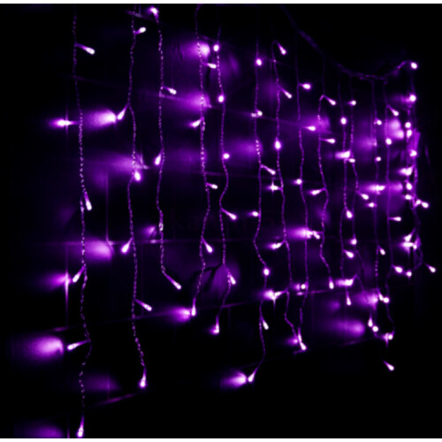 (Purple 	) 3.5M Droop icicle string LED FairyLight Xmas Decor