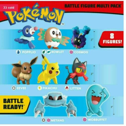 8-pack Pokemon, Pokemon Battle figúrky Hračky 1
