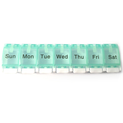 7 Day Pill Organiser Box Medicine Tablet Dispenser Weekly Storage Case 1