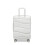 (White, 24 inch) One Or Four Pieces Lightweight PP Hard Shell Suitcase With TSA Lock 3