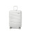 (White, 24 inch) One Or Four Pieces Lightweight PP Hard Shell Suitcase With TSA Lock 4