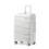 (White, 24 inch) One Or Four Pieces Lightweight PP Hard Shell Suitcase With TSA Lock 1