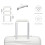 (White, 24 inch) One Or Four Pieces Lightweight PP Hard Shell Suitcase With TSA Lock 7