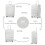 (White, 24 inch) One Or Four Pieces Lightweight PP Hard Shell Suitcase With TSA Lock 8