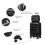 (Black, 14/20 inch) One Or Four Pieces Lightweight PP Hard Shell Suitcase With TSA Lock 7