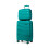 (Blue, 14/20 inch) One Or Four Pieces Lightweight PP Hard Shell Suitcase With TSA Lock 1