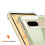 (Clear) For Google Pixel 7a Bumper Plain Silicone Gel Phone Cover Case 4