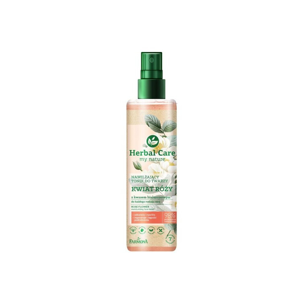 Farmona Herbal Care Rose Flower Moisturizing Face Toner For All Skin Types 200ml
