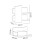 (Dark Grey & Oak) Alloro Dresuar with Drawer and Mirror 6