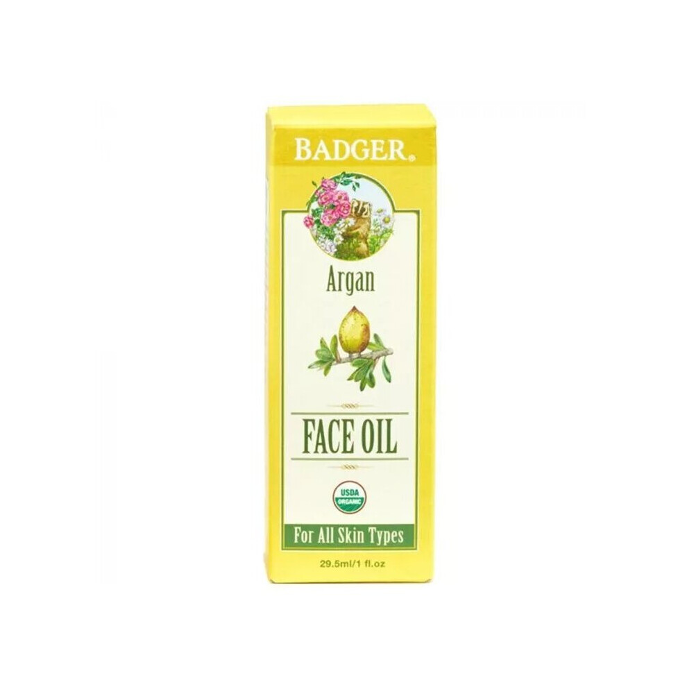 Badger Argan Face Oil 29.5 mL, fl.oz