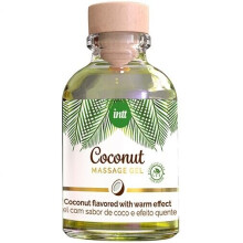 INTT - GEL DE MASSAGEM VEGANO COM SABOR DE COCO E EFEITO AQUECEDOR -