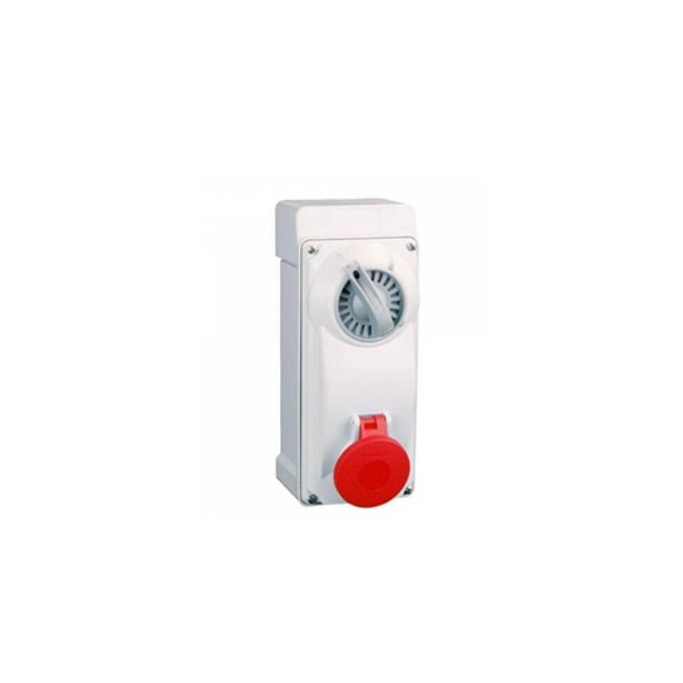 Lewden Pm16/3305Nfpb Interlocked Socket 16 Amp 3P+E 16 Amp Red 8014950038268