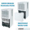 MYLEK MYLEK Portable Electric Dehumidifier 8