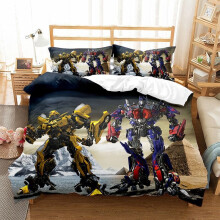 (Pattern 20, Single (135X200CM)) Transformers Bedding Single Double Duvet Cover UK
