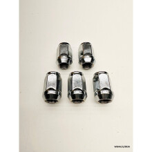 5 x Wheel Lug Nut Chrome for Jeep Wrangler JL 2018-2023 6509422AA WBHA/JL/003A