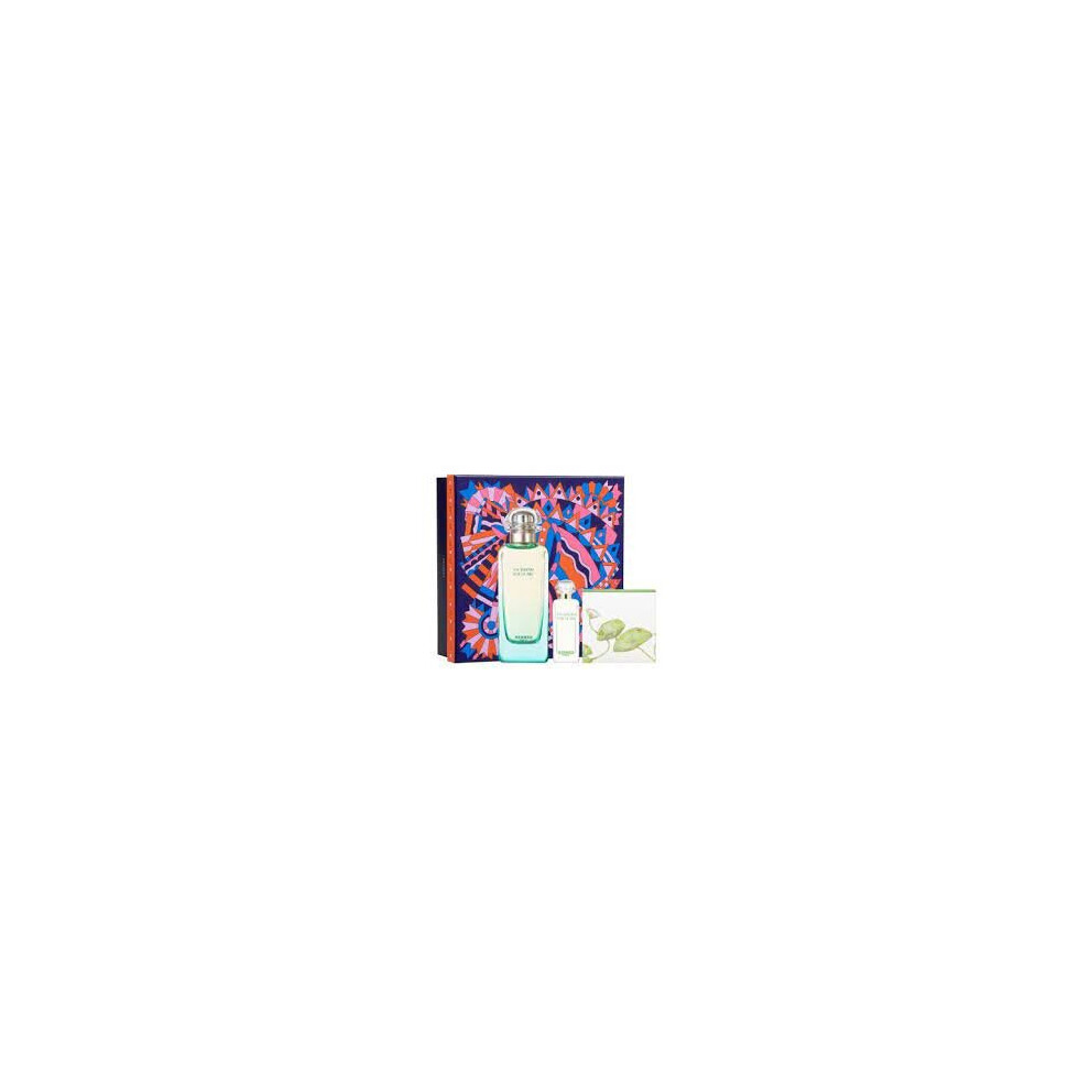 HermÃs Un Jardin Sur Le Nil Gift Set 100ml EDT + 7.5ml EDT + 50g Soap