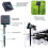 Solar Powered 30 LED String Light Garden Path Yard Decor Lamp Outdoor Waterproof 4