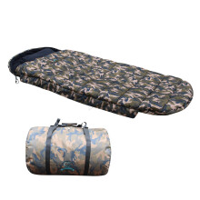 CARPZILLA Sleeping Bag Carp Fishing 5 Season Fleece Lined with Pillow Camping Camouflage