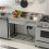 Living And Home Stainless Steel One Compartment Commercial Sink with Left Drainboard 1