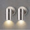 2pcs Packs Modern Down Stainless Steel Outdoor Wall Lights 1