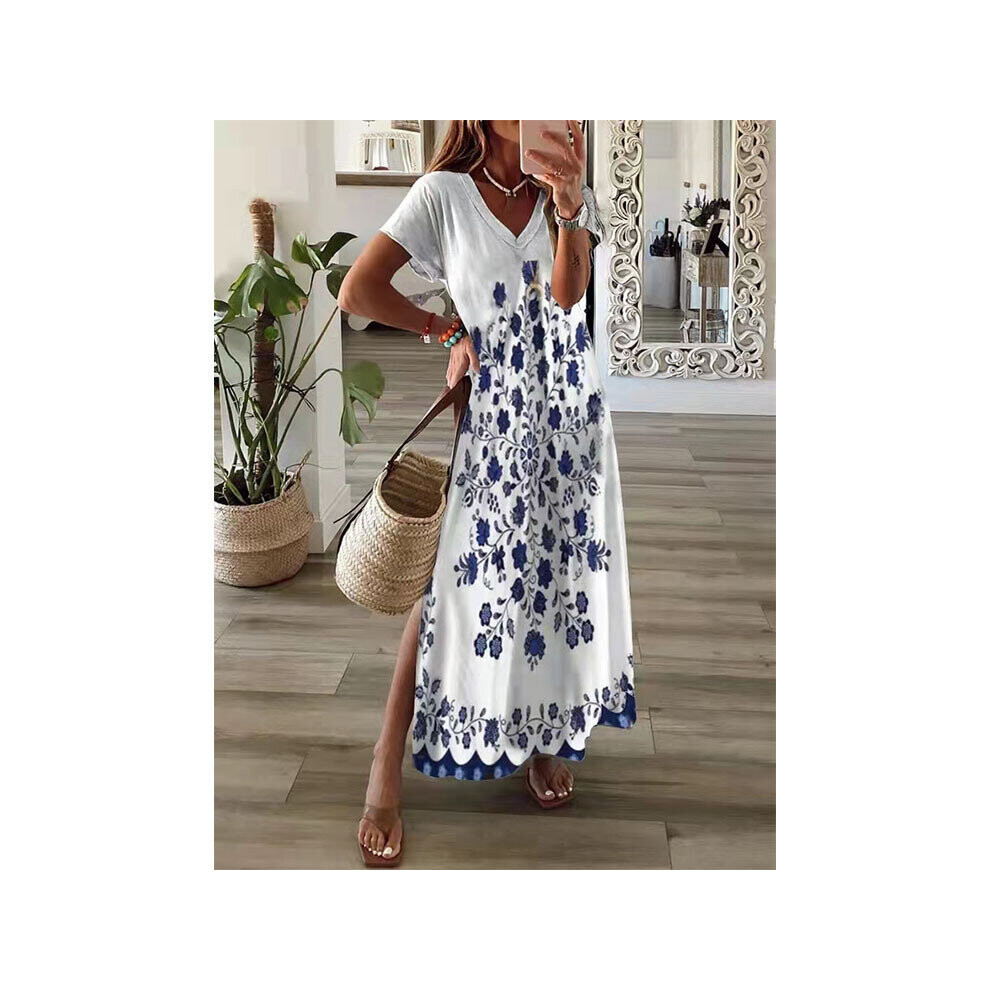 Plus Size 5XL Women Dress Beach Mini Dress Dress Women Summer Printed Dress Boho Party Dress Print Vestido-image-OPC-PBQCCR9-NEW