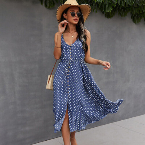 Summer dresses polka dots on sale