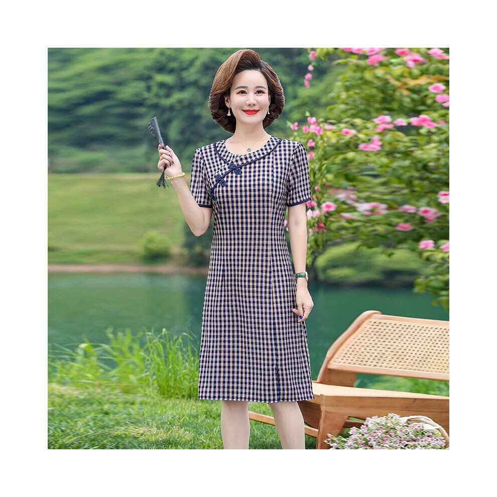 Plaid cheongsam hotsell