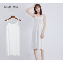 Women's Camisoles Full Slips Dress with shoulder-straps Long Under dress Solid underskirt Inner Petticoat height 90 to