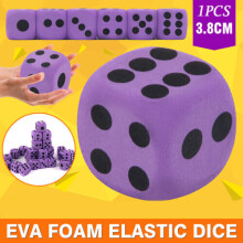 Foam Dice EVA Purple Specialty Large Party Game Children Kids Toys