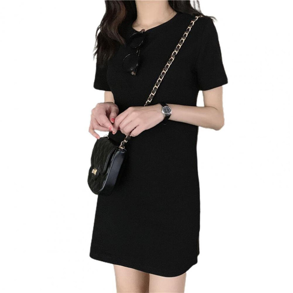 Women Dress Solid Summer O Neck Short Sleeve Skirt Sexy Sleeve Club Party Dress Ladies Solid Skinny Dress-image-OPC-PBQCH9F-NEW