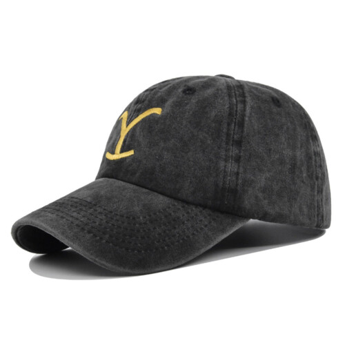 Yellowstone Dutton Ranch Hat Cross Ponytail Baseball Cap Distressed Outdoor Embroidery Sunscreen Hat Solid Cap