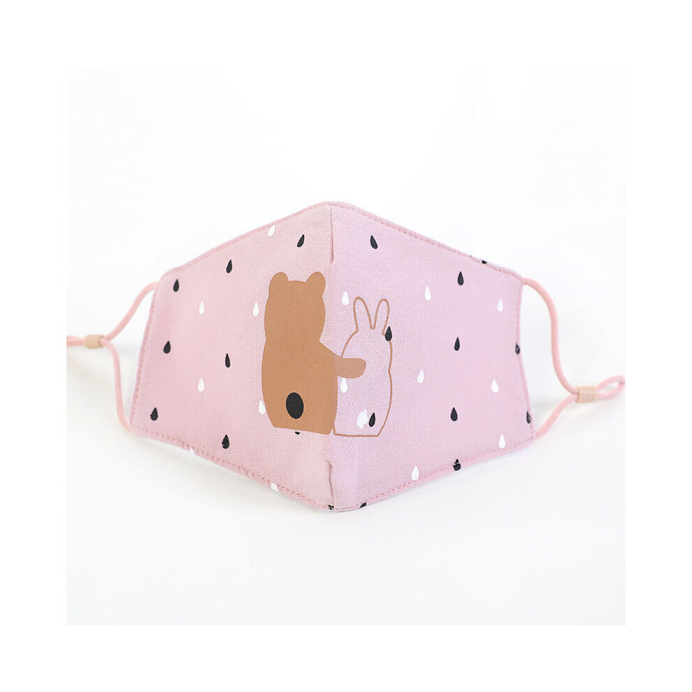 Reusable Fabric Kids Mask Mouth Washable Print Cartoon Protective Pm2.5 Face Masker Dust Masks Children Mask Face For Girls 885488892688