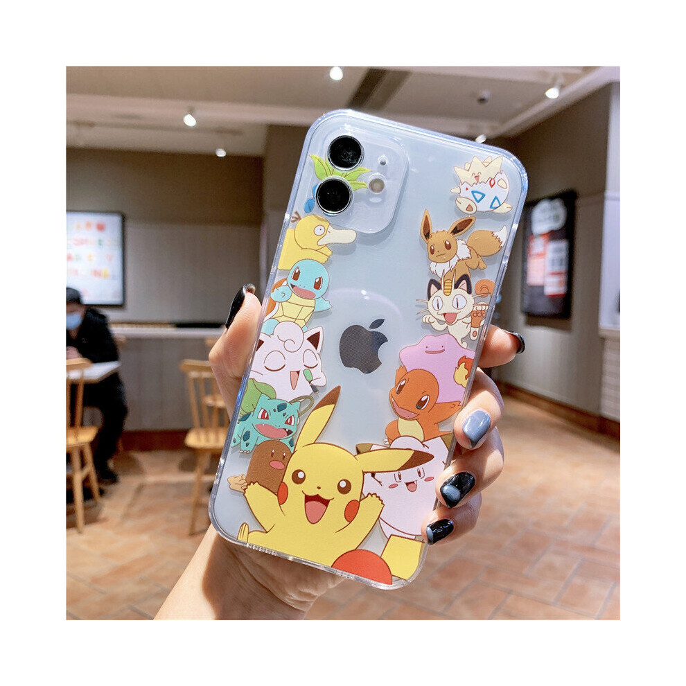 (iPhone 11) New Kawaii Pokemon Cartoon for iPhone Case Cover