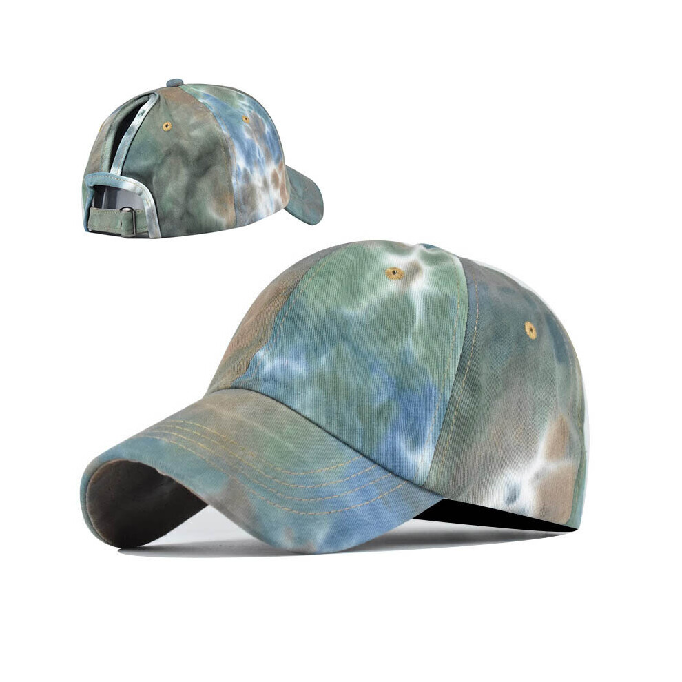 Adjustable Tie Dye Hat Street Hip Hop Ponytail Baseball Caps Outdoor Autumn Sports Couple Cap All-Match Colorful Hats-image-OPC-PBQCKCT-NEW