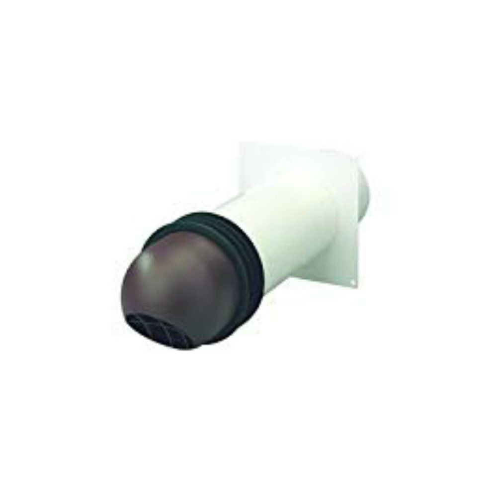 Domus 2647B High Rise Through Wall Duct Installation Kit (150mm) Brown