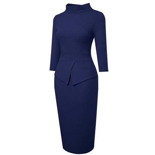 Plain office dresses best sale