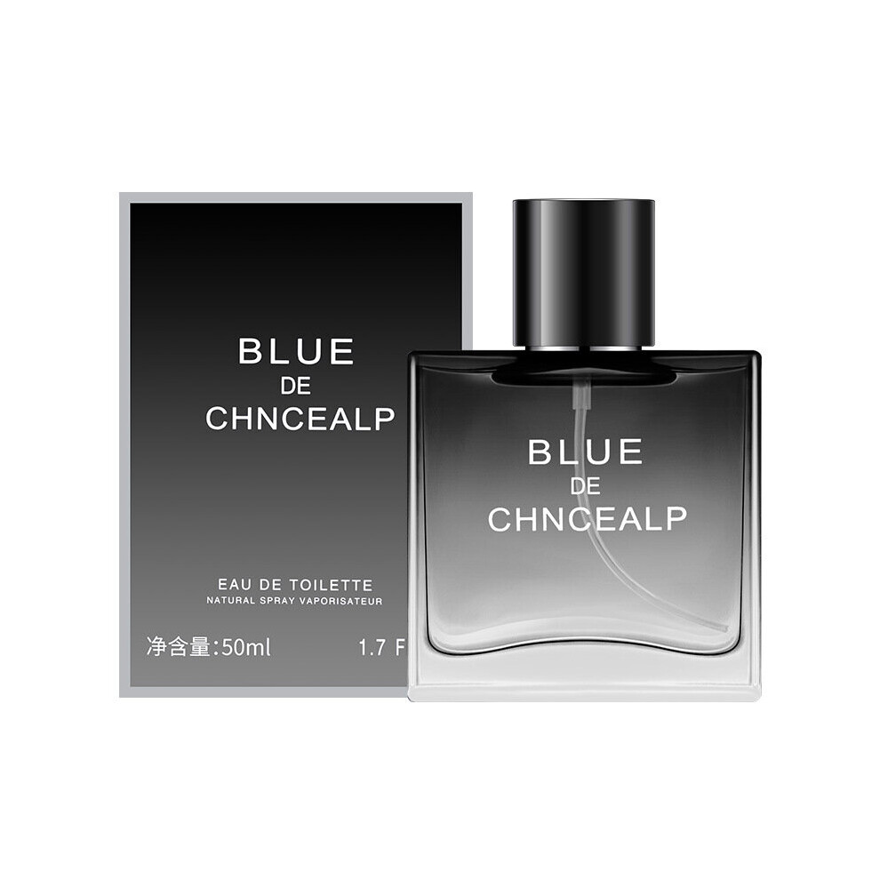 (DXR141 blue gray) Gefiria Azure Cologne for Men Long Lasting Eau de Parfum Fresh Manly Marine Fragrance