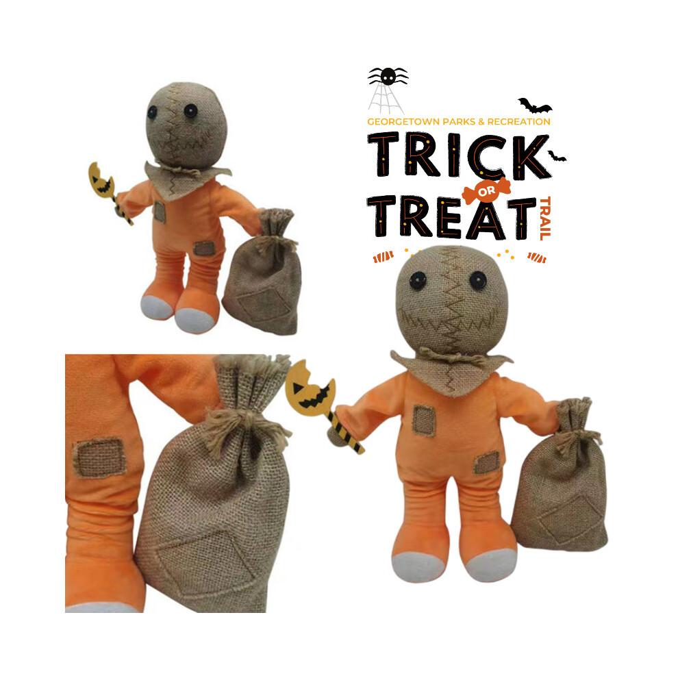 Rywolt Trick R Treat Sam Plush Toys Halloween Pumpkin Man Doll Cute Plushies Fans Gift