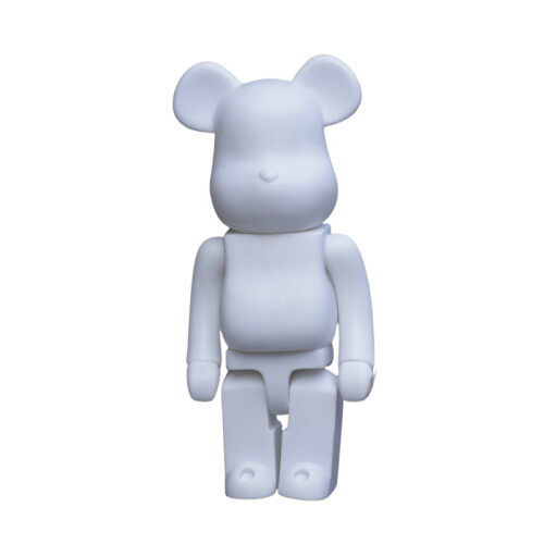 (White) 400 Bearbrick Action Figure Daredevils Bear Building Trendy Block