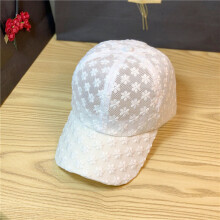 Women Thin Breathable Lace Hollow Flowers Adjustable Sun Curved Eaves Baseball Cap Sport Golf Sunshade Sunscreen Hat W83