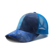Summer women breathable Print Tie Dye trucker hat Mesh Sport hats Baseball caps Sunscreen Casquette gorros