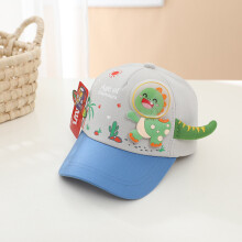 Cartoon Baby Baseball Cap Spring Summer Dinosaur Baby Boy Girl Outdoor Sun Hat Soft Brim Adjustable Kids Visor Caps 2-5T
