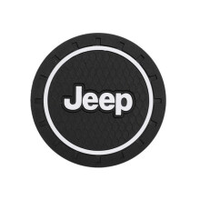 (JEEP) 2PCS Silicone Car Cup Holder Pad Mat Coaster