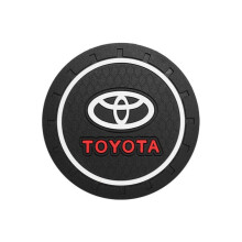 (Toyota ) 2PCS Silicone Car Cup Holder Pad Mat Coaster