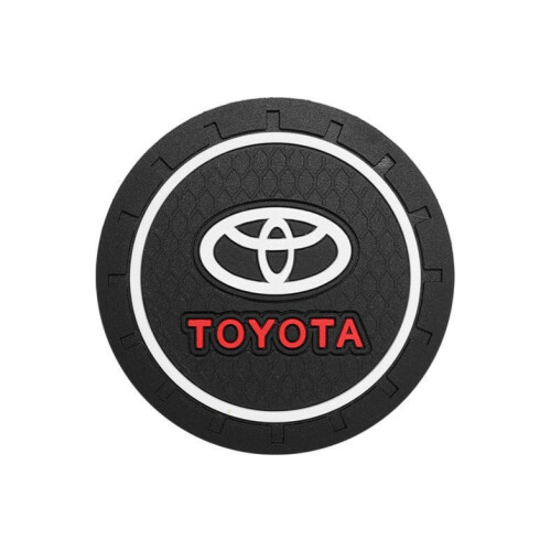 (Toyota ) 2PCS Silicone Car Cup Holder Pad Mat Coaster