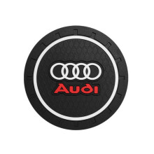(AUDI) 2PCS Silicone Car Cup Holder Pad Mat Coaster