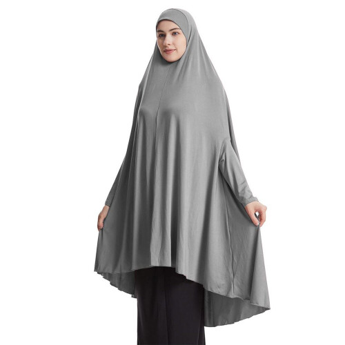 Muslim Large Khimar Women Hijab Overhead Prayer Abaya Niquab Scarf Islam Jilbab Burka Dress