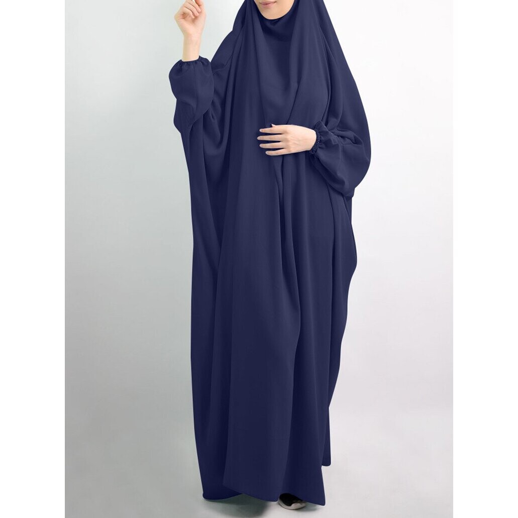 Muslim Hooded Hijab Dress Women Prayer Garment Burqa Jilbab Abaya Full