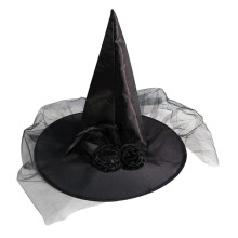 Women's Large Ruched Witch Hat Accessory for Holiday Halloween Party Girl Hats Baseball Caps Teen Unstructured Baseball Caps Men